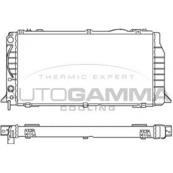 Radiateur, refroidissement du moteur AUTOGAMMA 100048