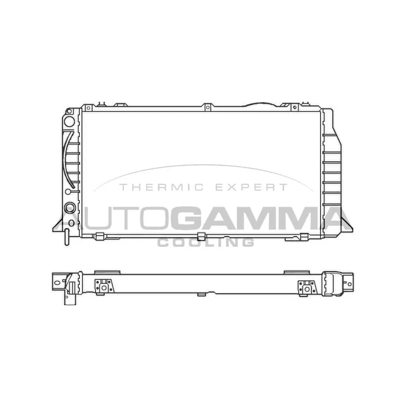 Radiateur, refroidissement du moteur AUTOGAMMA 100048