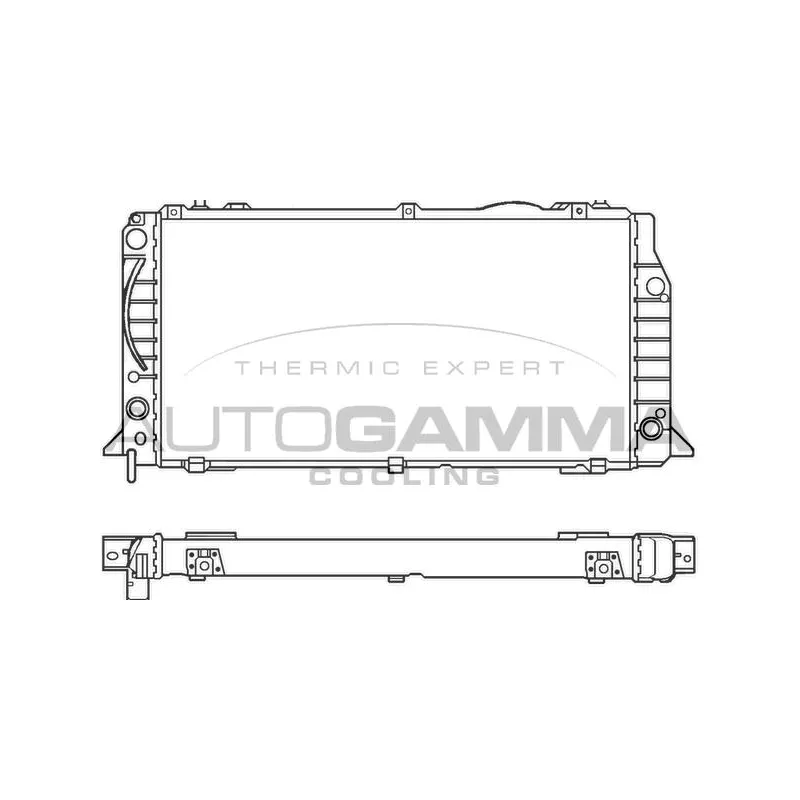 Radiateur, refroidissement du moteur AUTOGAMMA 100049
