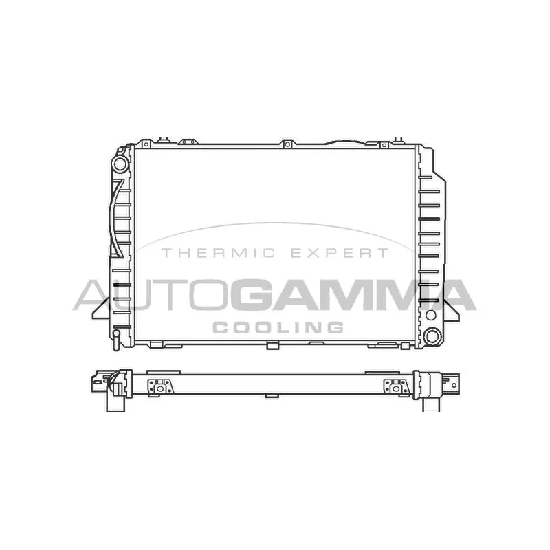 Radiateur, refroidissement du moteur AUTOGAMMA 100050