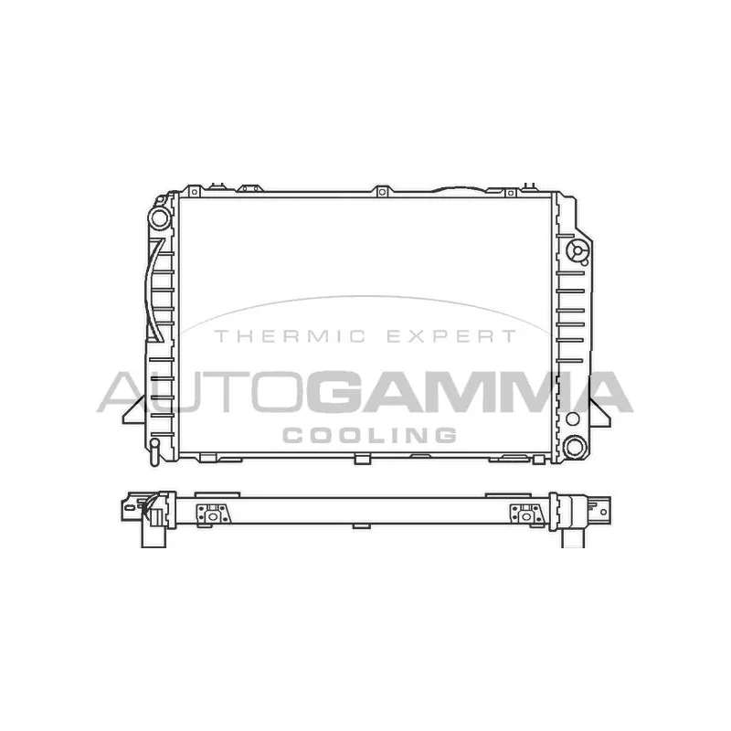 Radiateur, refroidissement du moteur AUTOGAMMA 100051