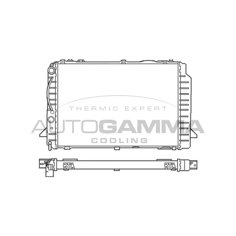 Radiateur, refroidissement du moteur AUTOGAMMA 100052
