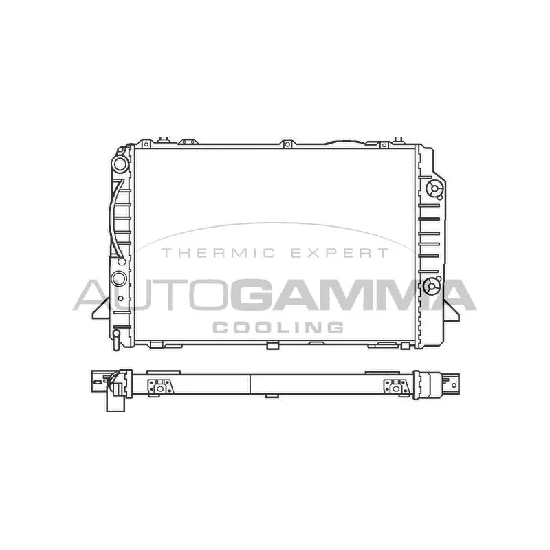 Radiateur, refroidissement du moteur AUTOGAMMA 100053