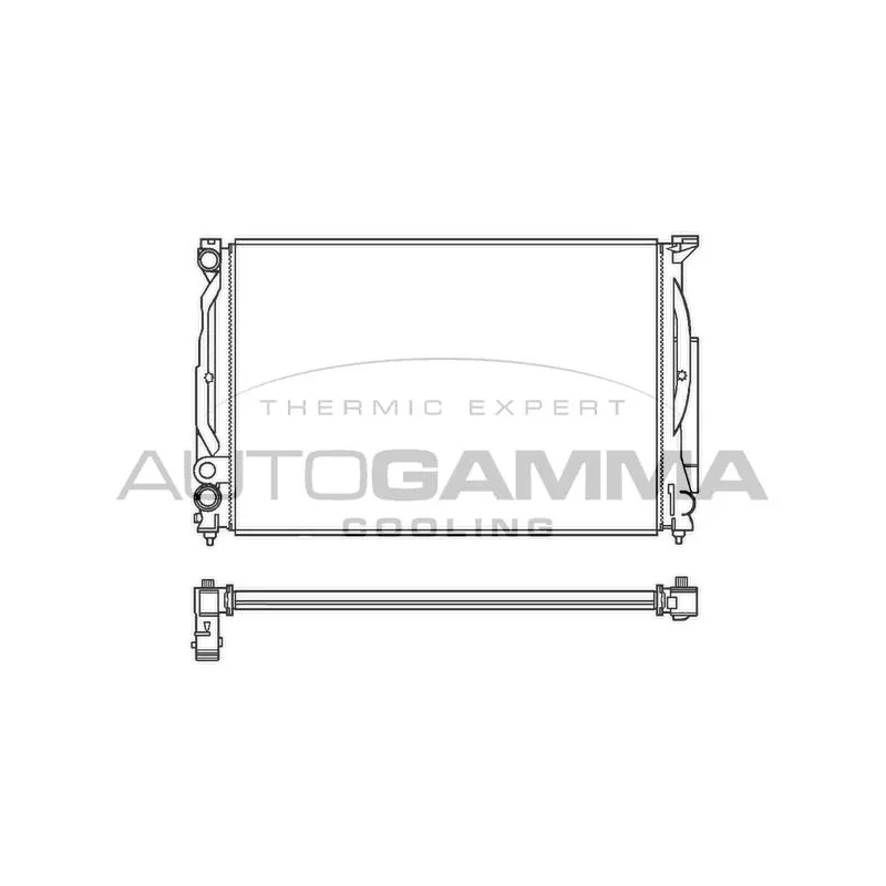 Radiateur, refroidissement du moteur AUTOGAMMA 100061