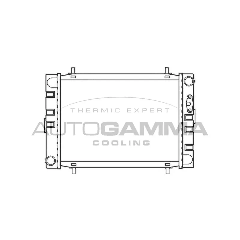 Radiateur, refroidissement du moteur AUTOGAMMA 100069