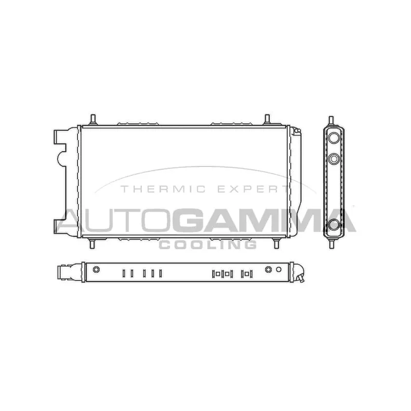 Radiateur, refroidissement du moteur AUTOGAMMA 100073