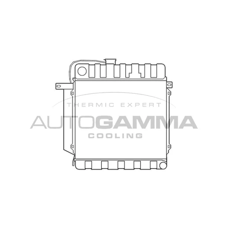 Radiateur, refroidissement du moteur AUTOGAMMA 100082