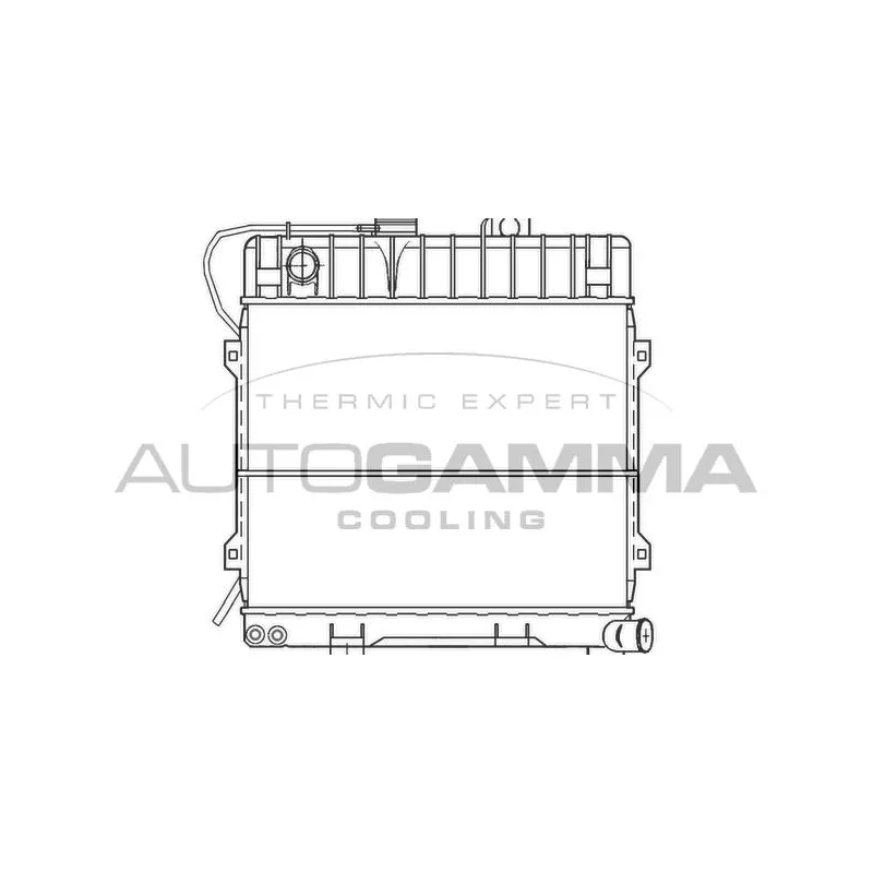 Radiateur, refroidissement du moteur AUTOGAMMA 100089