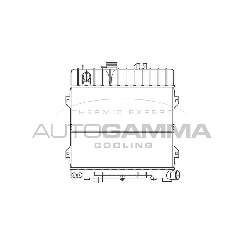 Radiateur, refroidissement du moteur AUTOGAMMA 100092