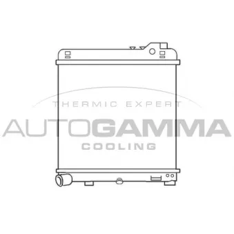 Radiateur, refroidissement du moteur AUTOGAMMA 100094