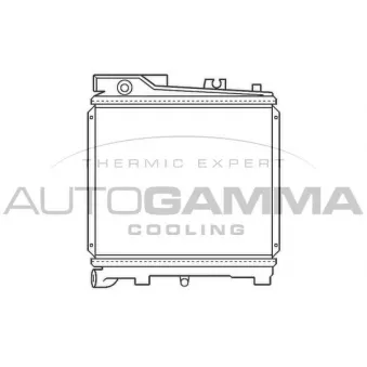 Radiateur, refroidissement du moteur AUTOGAMMA 100095
