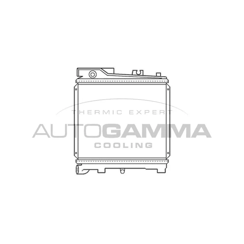 Radiateur, refroidissement du moteur AUTOGAMMA 100095