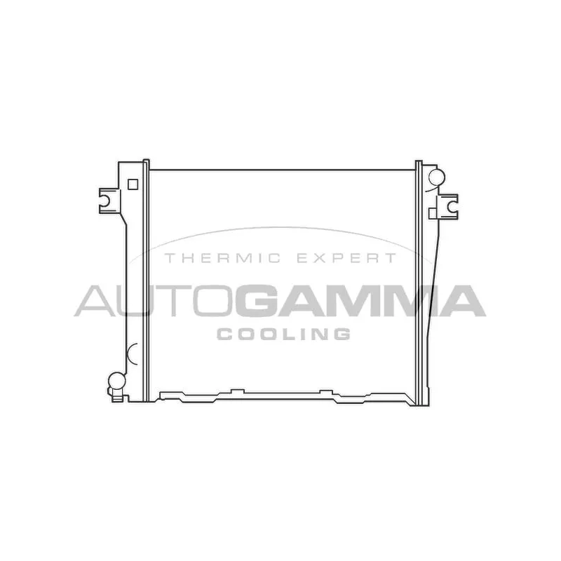 Radiateur, refroidissement du moteur AUTOGAMMA 100098