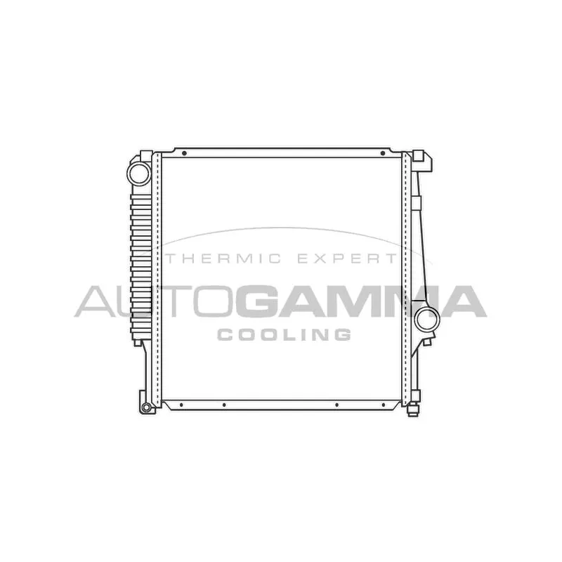 Radiateur, refroidissement du moteur AUTOGAMMA 100099