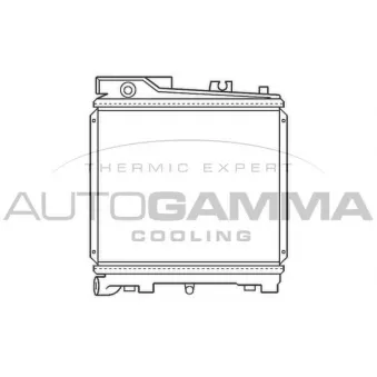 Radiateur, refroidissement du moteur AUTOGAMMA 100102