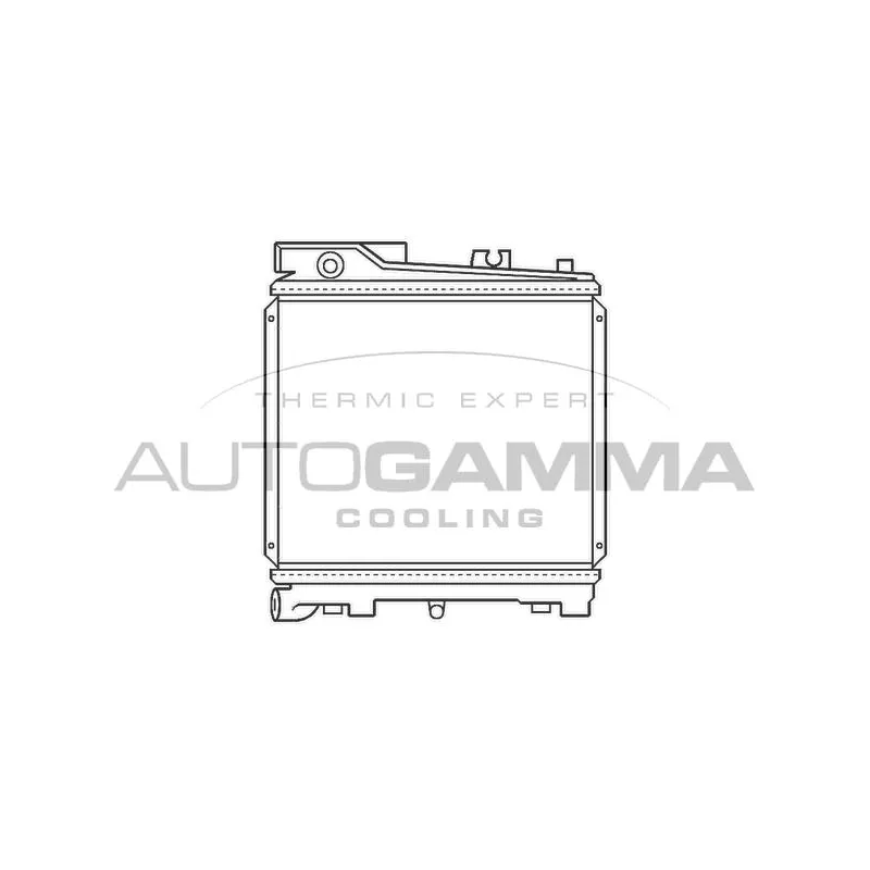 Radiateur, refroidissement du moteur AUTOGAMMA 100102