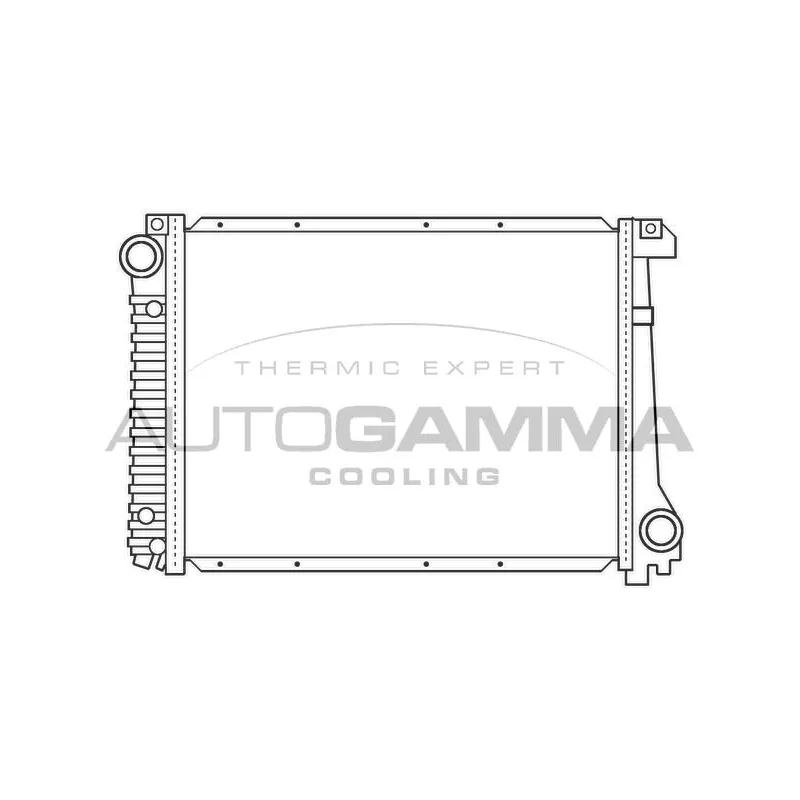 Radiateur, refroidissement du moteur AUTOGAMMA 100103