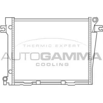 Radiateur, refroidissement du moteur AUTOGAMMA 100104