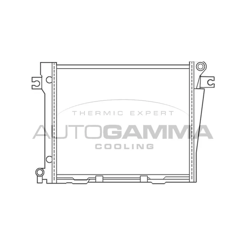 Radiateur, refroidissement du moteur AUTOGAMMA 100104
