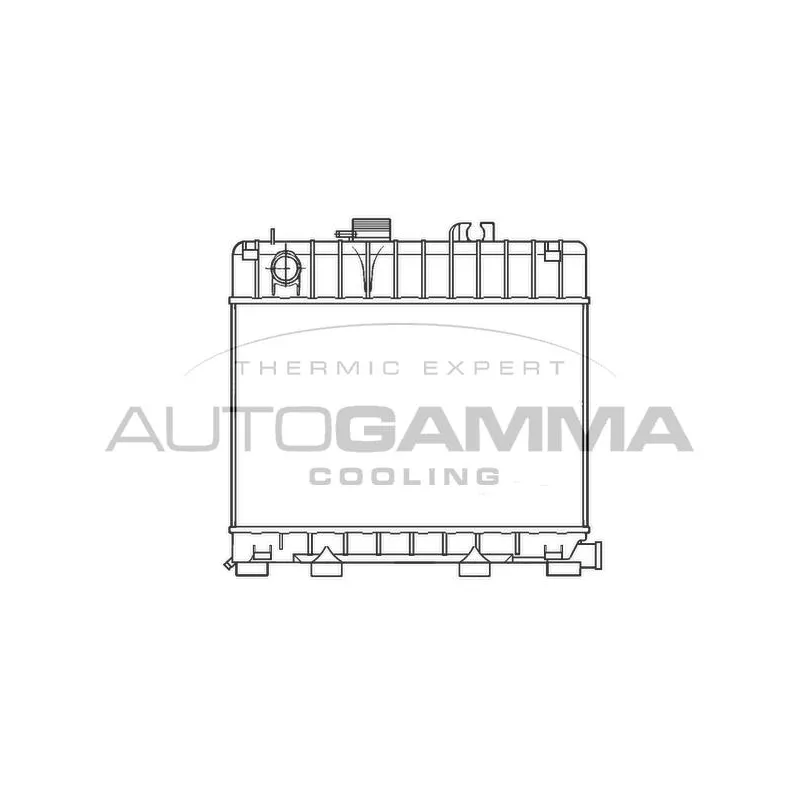 Radiateur, refroidissement du moteur AUTOGAMMA 100112
