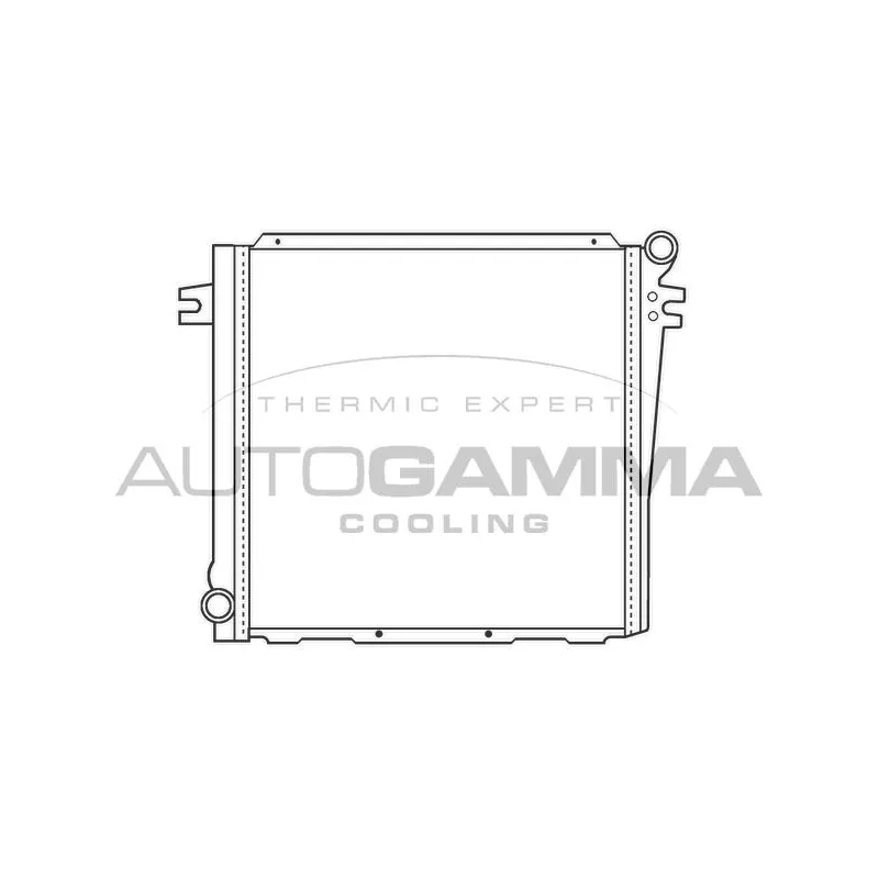 Radiateur, refroidissement du moteur AUTOGAMMA 100116
