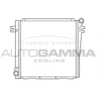 Radiateur, refroidissement du moteur AUTOGAMMA 100118