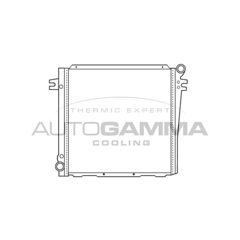 Radiateur, refroidissement du moteur AUTOGAMMA 100118