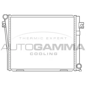 Radiateur, refroidissement du moteur AUTOGAMMA 100120