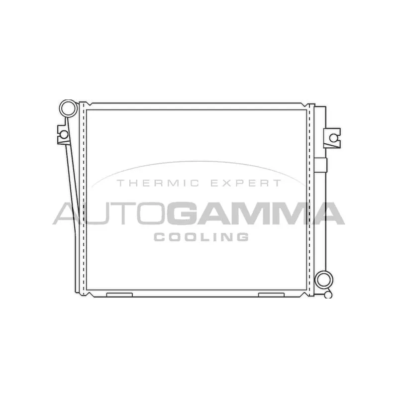 Radiateur, refroidissement du moteur AUTOGAMMA 100120