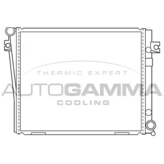 Radiateur, refroidissement du moteur AUTOGAMMA 100121