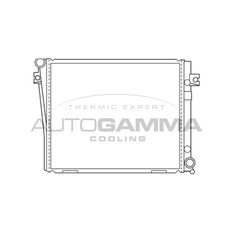 Radiateur, refroidissement du moteur AUTOGAMMA 100121