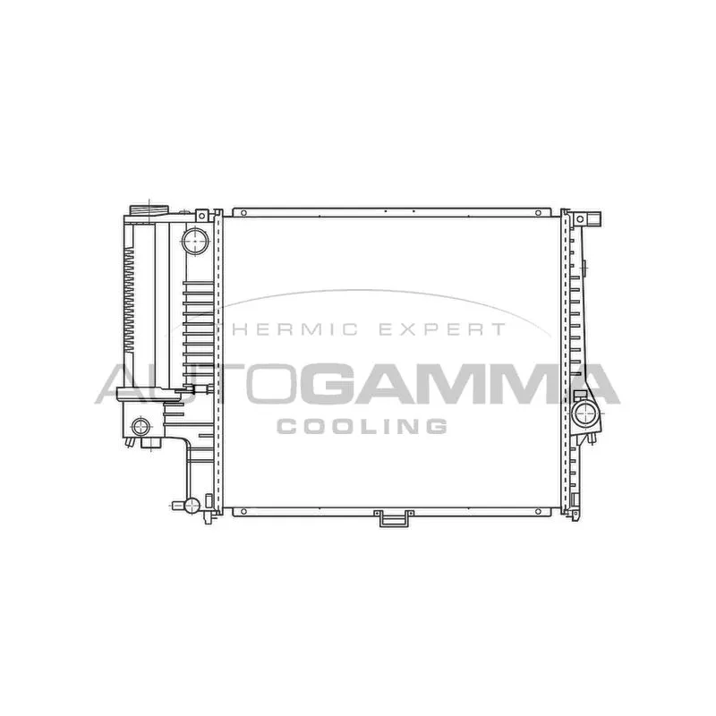 Radiateur, refroidissement du moteur AUTOGAMMA 100125