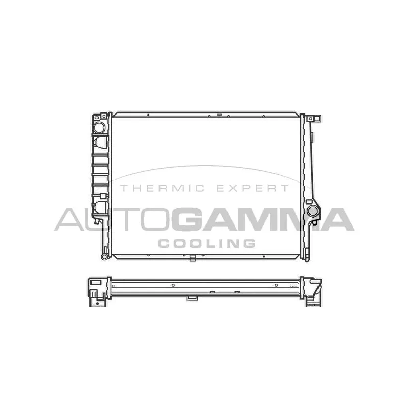 Radiateur, refroidissement du moteur AUTOGAMMA 100129