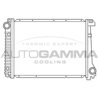 Radiateur, refroidissement du moteur AUTOGAMMA 100130