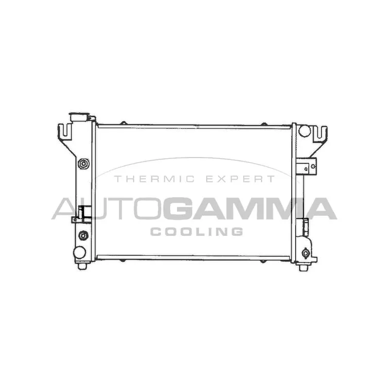 Radiateur, refroidissement du moteur AUTOGAMMA 100136
