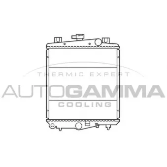 Radiateur, refroidissement du moteur AUTOGAMMA 100139