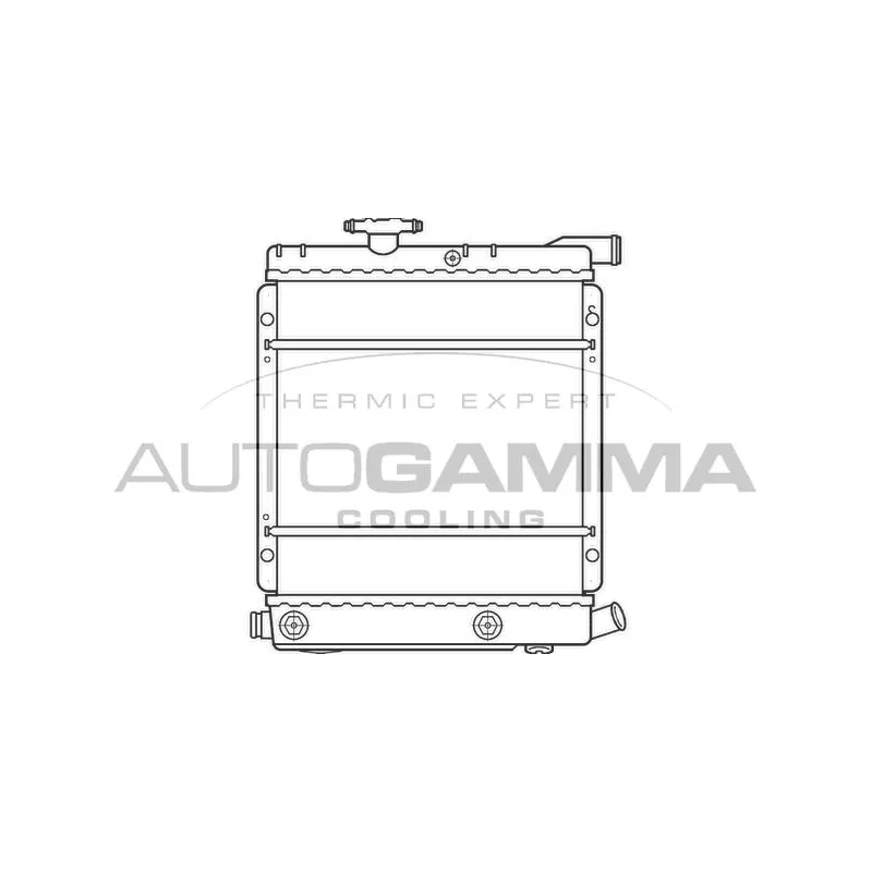 Radiateur, refroidissement du moteur AUTOGAMMA 100140