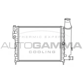 Radiateur, refroidissement du moteur AUTOGAMMA 100150