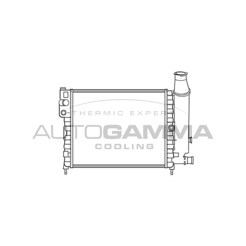 Radiateur, refroidissement du moteur AUTOGAMMA 100150