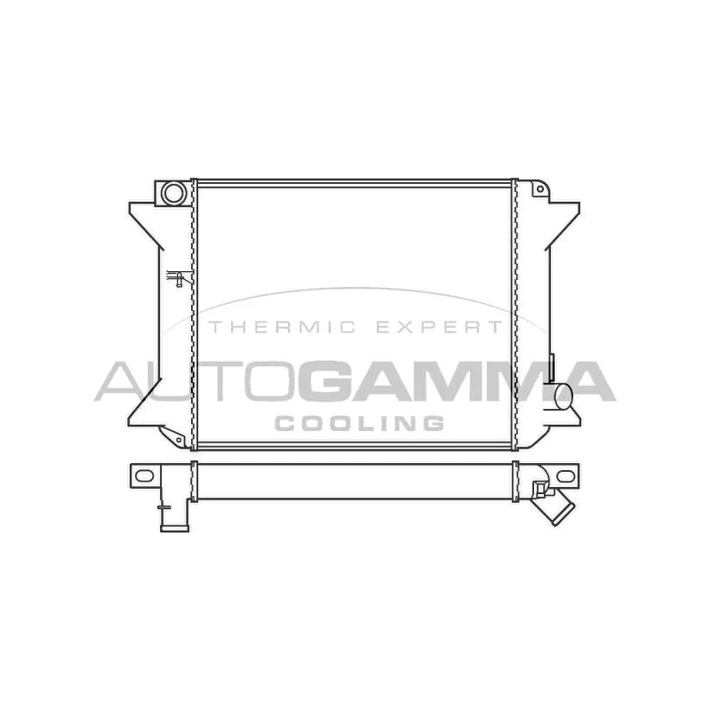 Radiateur, refroidissement du moteur AUTOGAMMA 100171