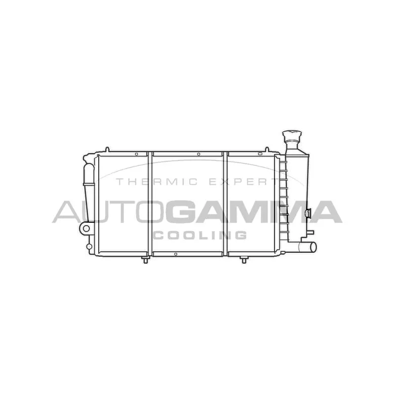 Radiateur, refroidissement du moteur AUTOGAMMA 100172