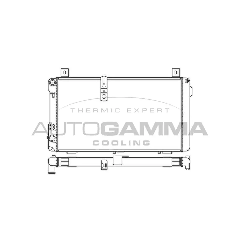 Radiateur, refroidissement du moteur AUTOGAMMA 100180