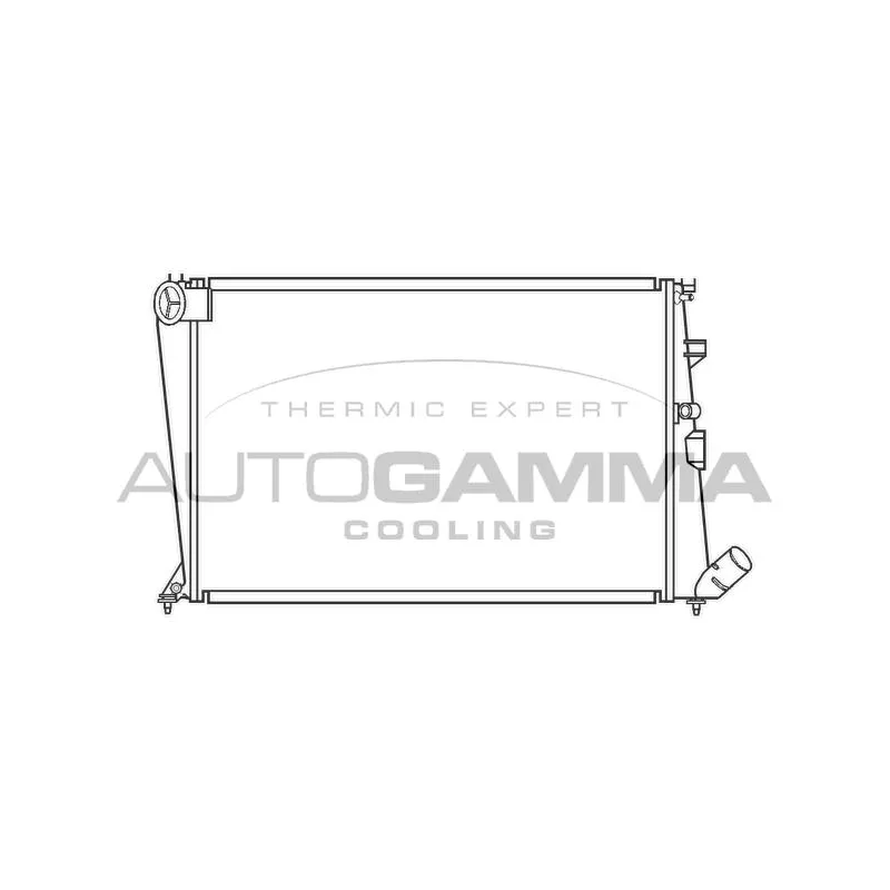 Radiateur, refroidissement du moteur AUTOGAMMA 100201