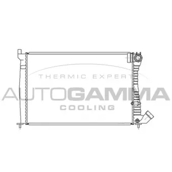 Radiateur, refroidissement du moteur AUTOGAMMA 100205