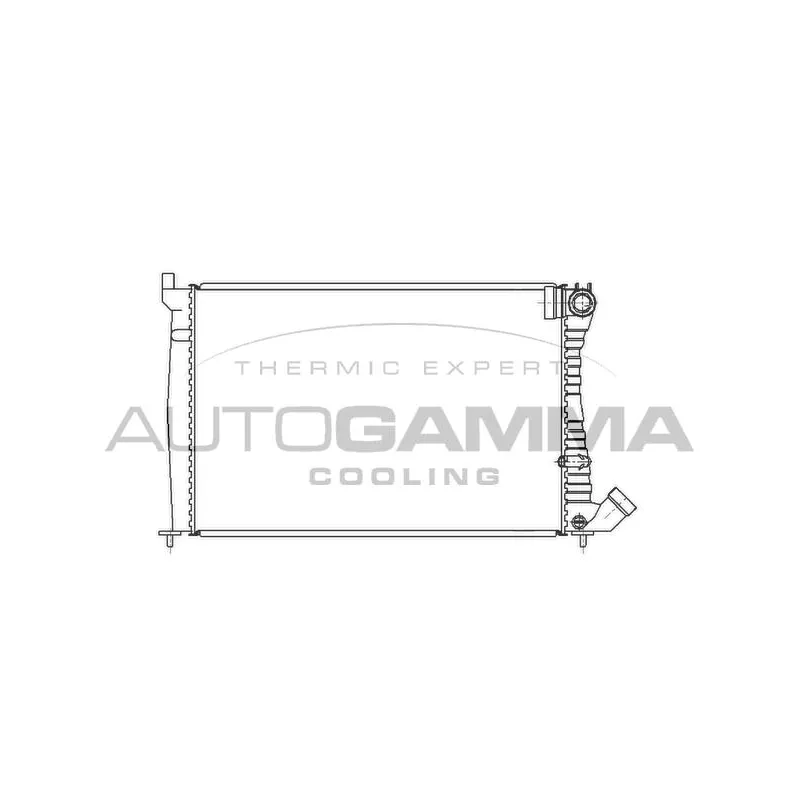 Radiateur, refroidissement du moteur AUTOGAMMA 100205