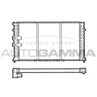 Radiateur, refroidissement du moteur AUTOGAMMA 100206