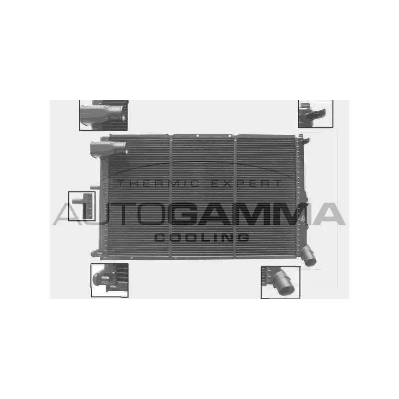 Radiateur, refroidissement du moteur AUTOGAMMA 100222
