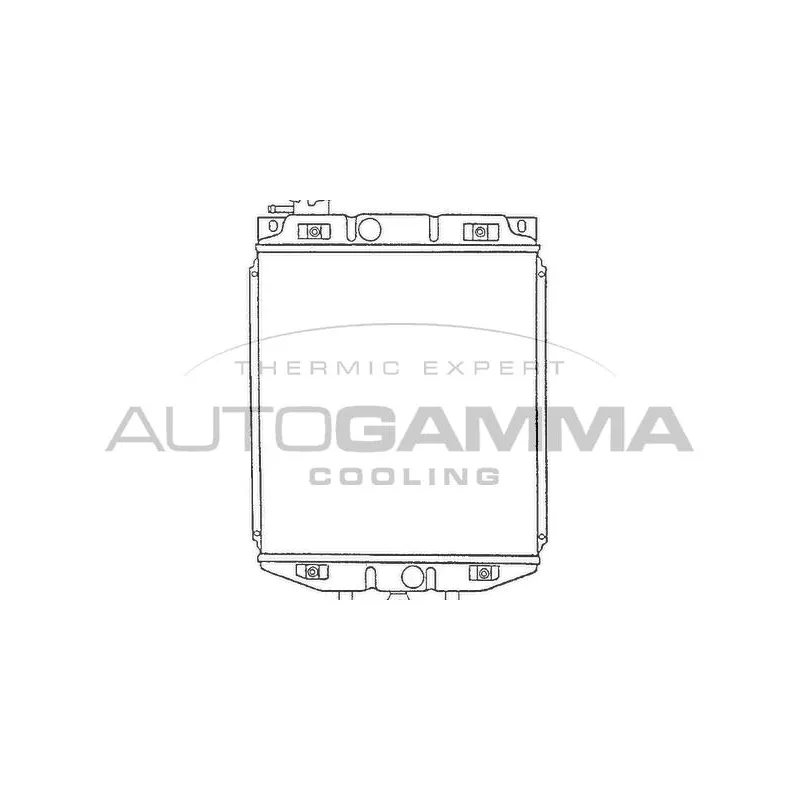 Radiateur, refroidissement du moteur AUTOGAMMA 100238
