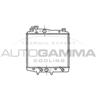 Radiateur, refroidissement du moteur AUTOGAMMA 100239