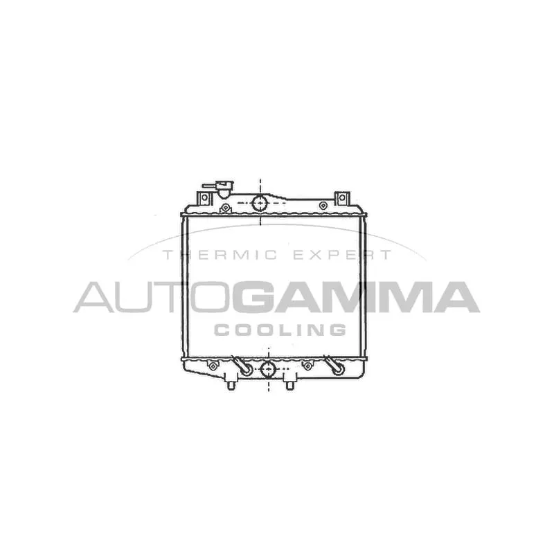 Radiateur, refroidissement du moteur AUTOGAMMA 100239